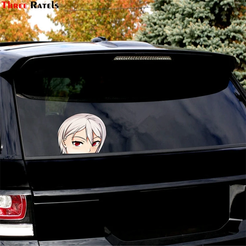 Three Ratels FC109 Shokugeki No Souma Nakiri Alice аниме девушка Peeker переводная Виниловая наклейка для