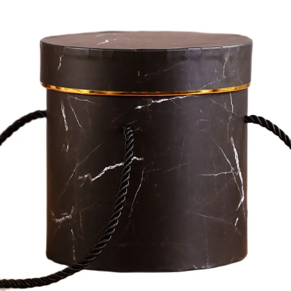 

Gift Box Bouquet Hug Bucket Flower Gift Packaging Box Cylindrical Flower Box Portable Round Flower Bucket Bouquet Packaging Box