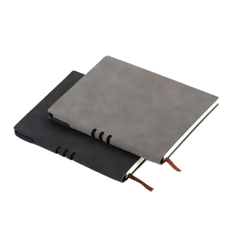 Винтажный блокнот в твердой обложке спиральный из искусственной кожи для