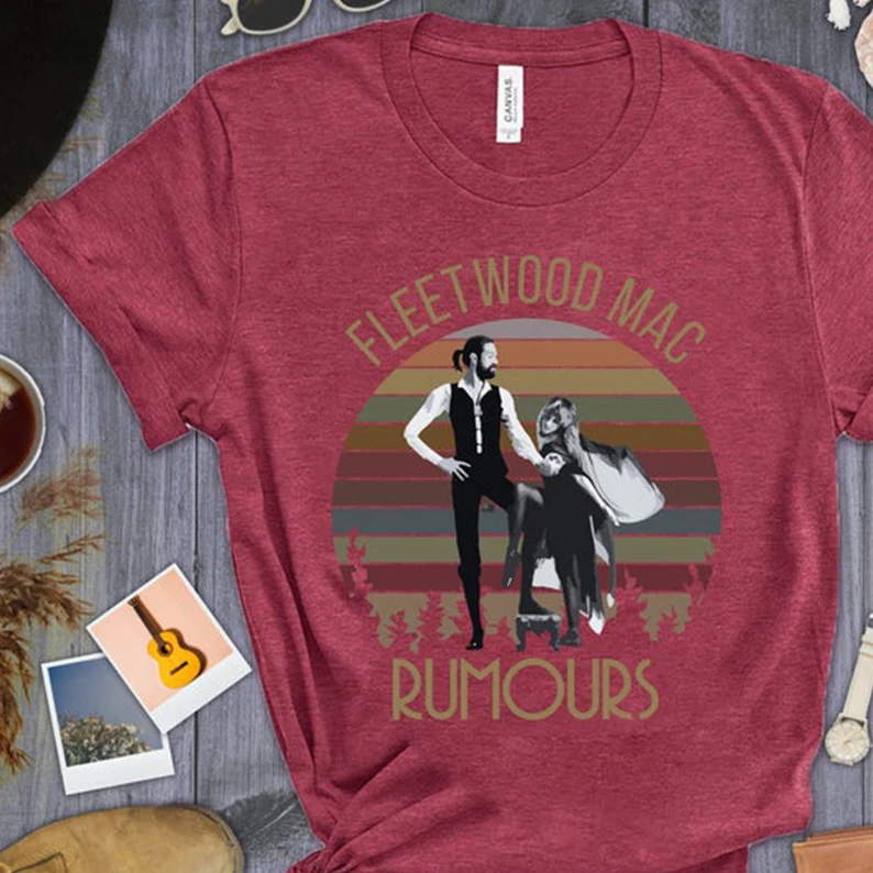 

Stevie Nicks T-shirt Fashion printed round neck pullover short sleeve T-Shirt
