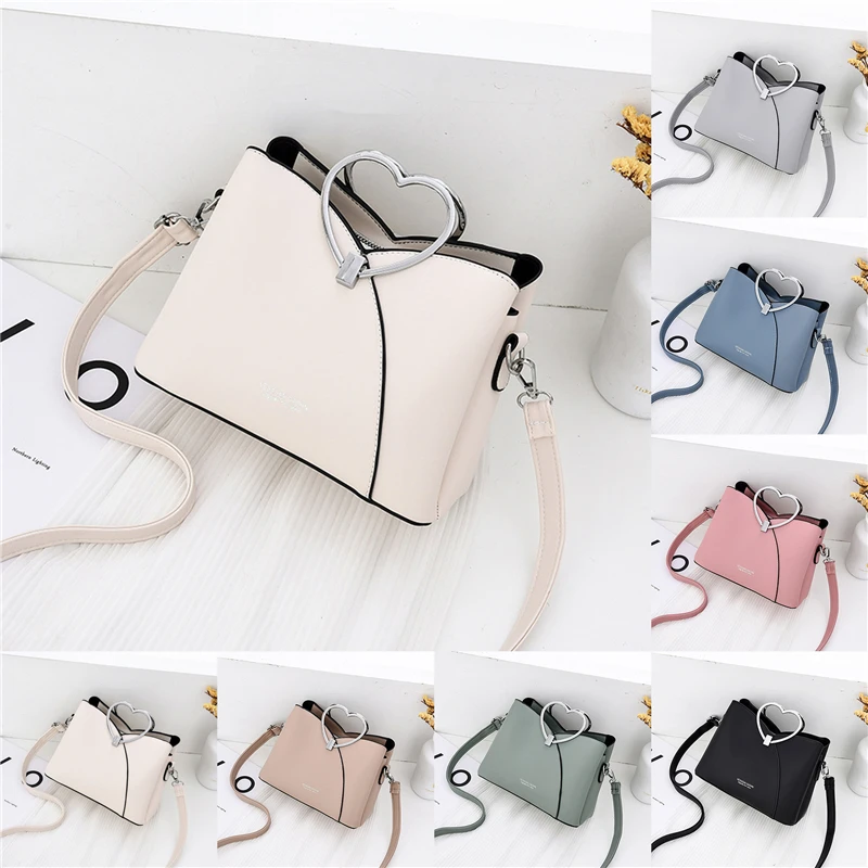 

2021 Best Selling Designer Light Luxury Handbag Pure Color PU Leather Cross Body Bag For Women