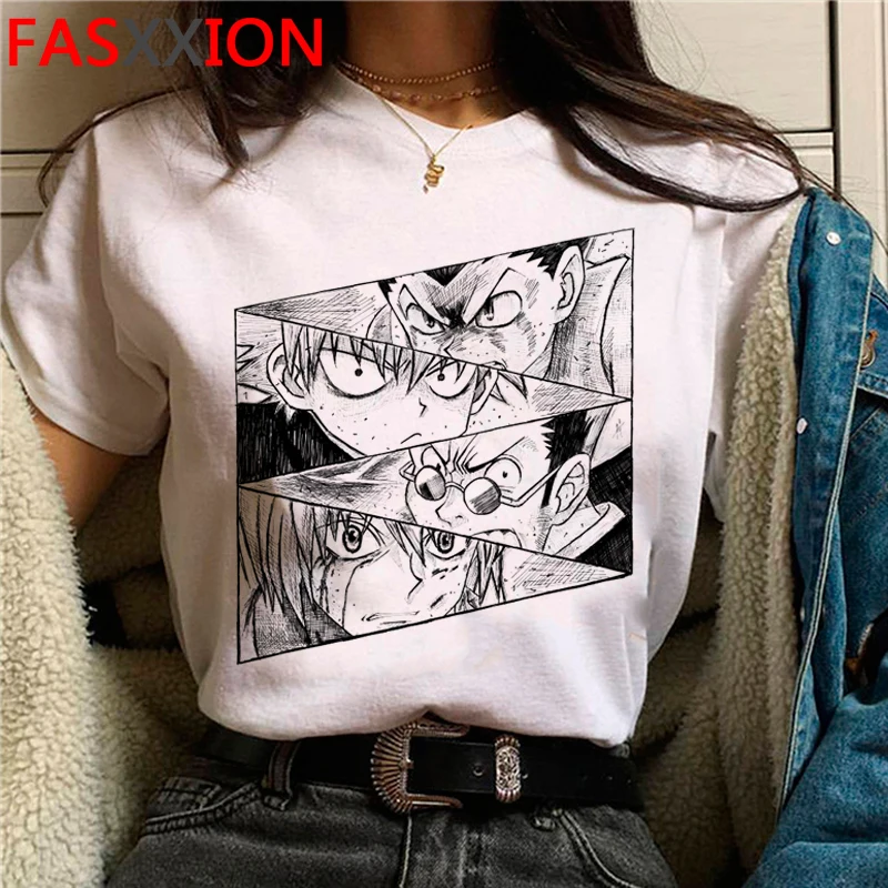 Футболка Hunter x Killua Zoldyck Kurapika Hxh мужская повседневная японская с принтом