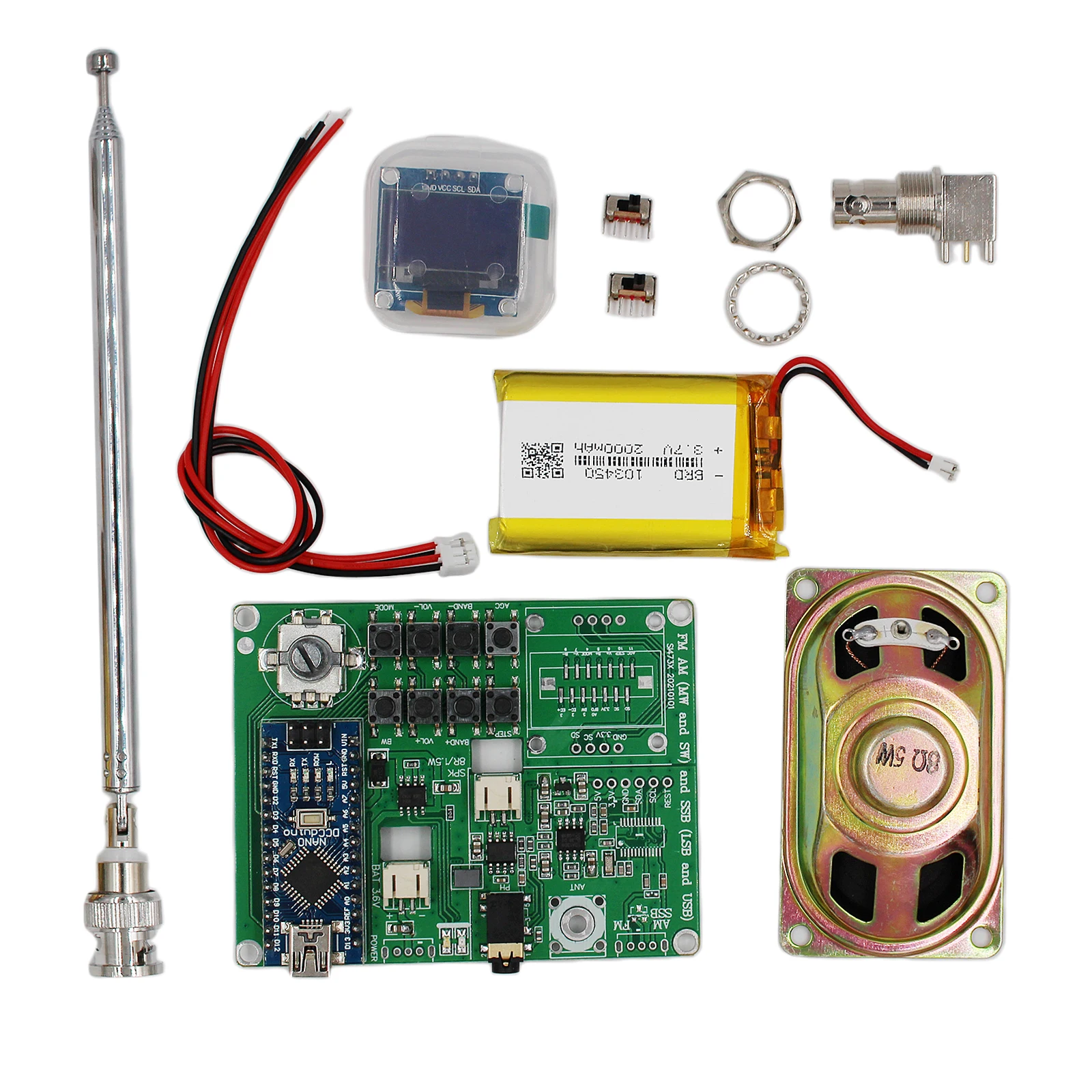 

Wireless Stereo FM Radio Receiver Module PCB Practice Kit for Your DIY (Pack of 1 Set)