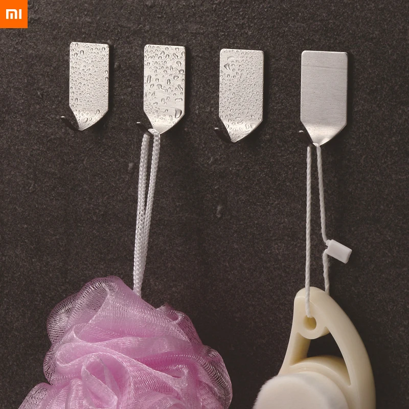 Крючки для одежды xiaomi из вискозы прочные не оставляющие следов нержавеющей стали