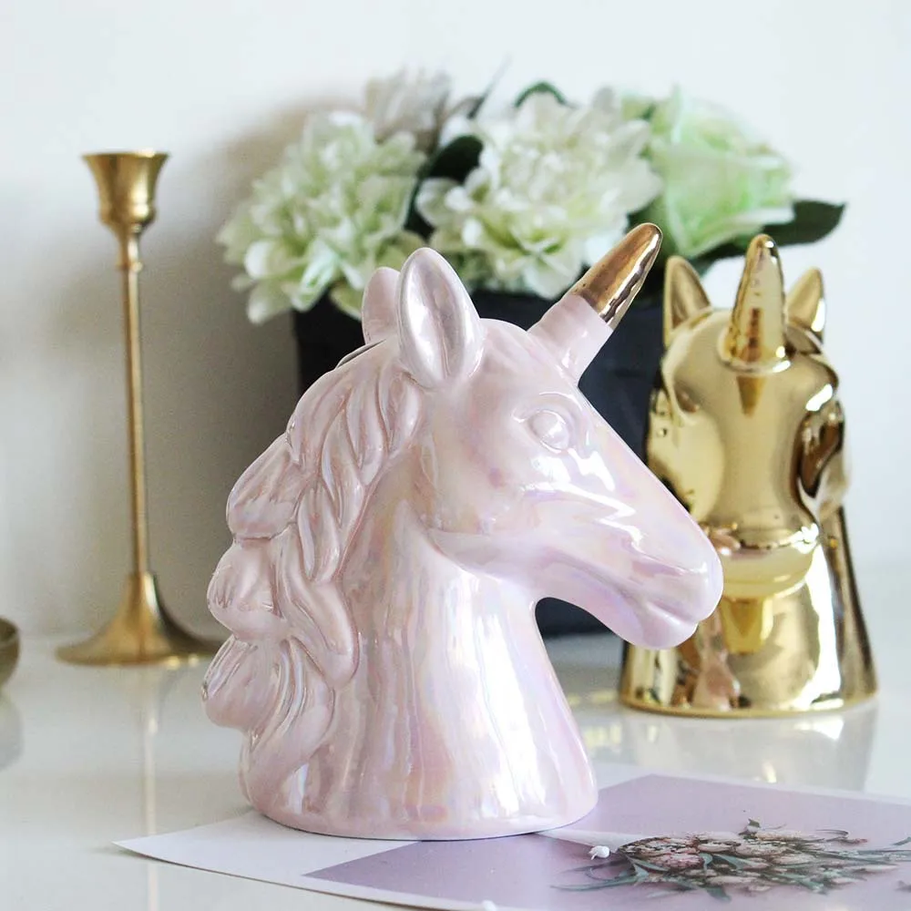 

Керамическая искусственная копилка, украшение для дома в скандинавском стиле, аксессуары для офисного стола, подарок на день рождения для д...