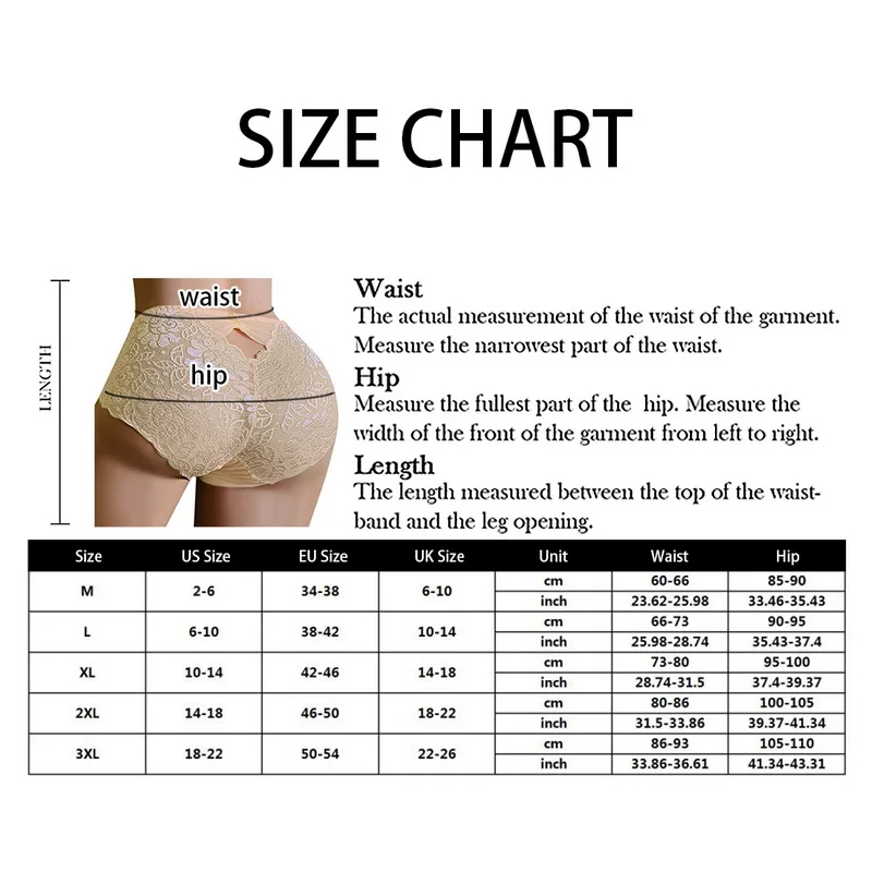 

Hollow Lace Flowers Panties Women Sexy Seamless Lingerie Plus Size Hip Raise Briefs Breathable Health Knickers Sleep Underwear
