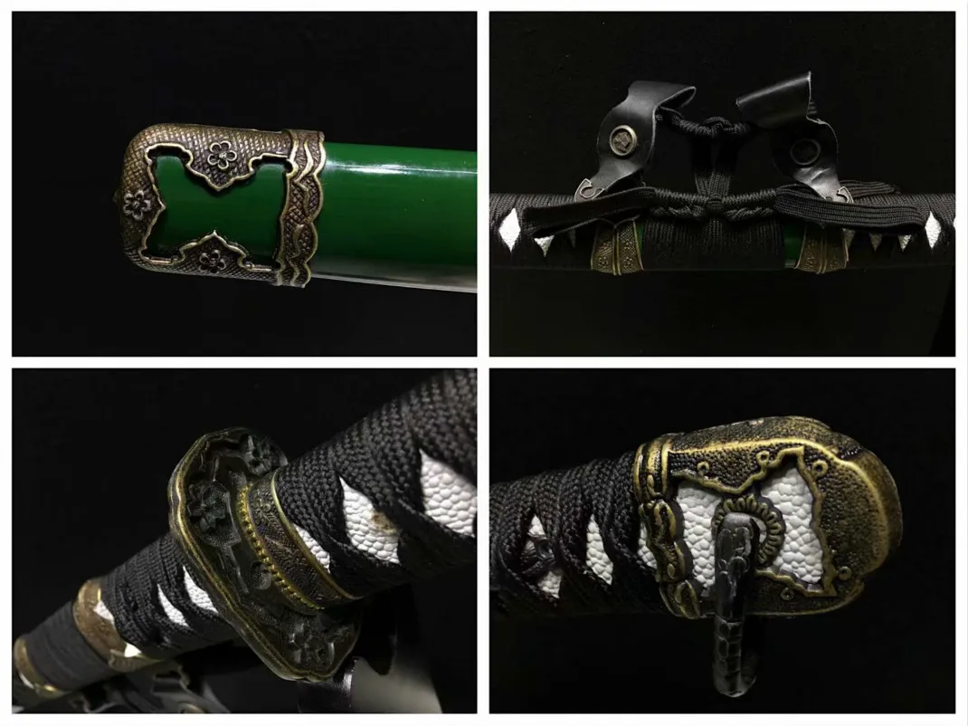 

Military green Taidao home furnishings hand forged high manganese steel samurai sword