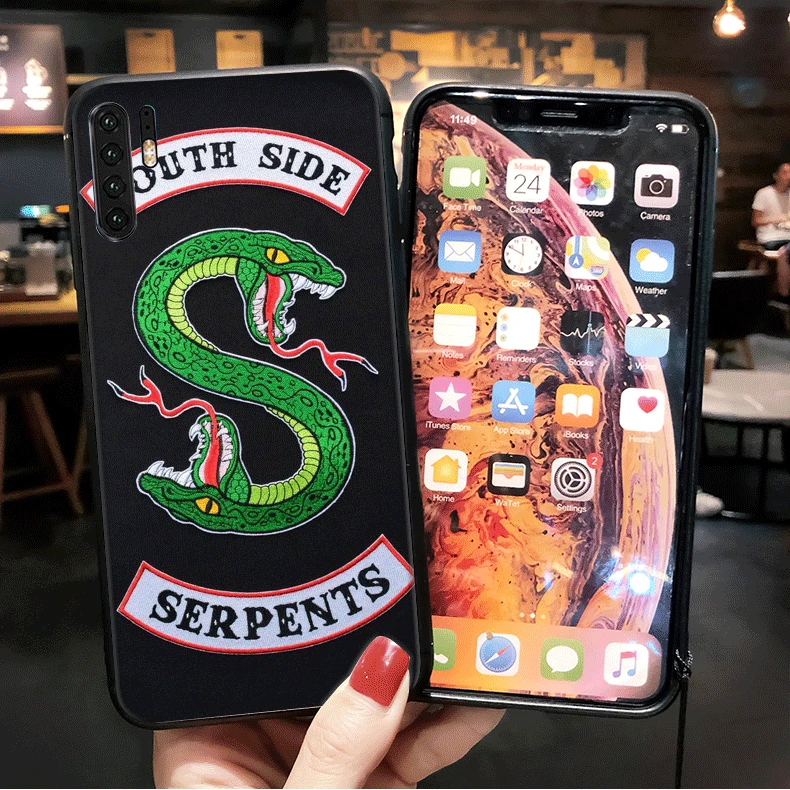 WEBBEDEPP силиконовый чехол для телефона Riverdale черный из ТПУ Huawei Mate 10 Pro Lite 20 30 |