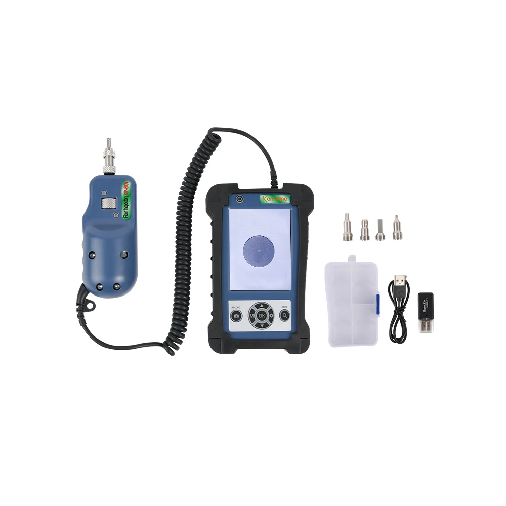 Fiber Optic MicroScope Komshine KIP-600V Connector Inspection Video Probe and Display 400X | Мобильные телефоны и