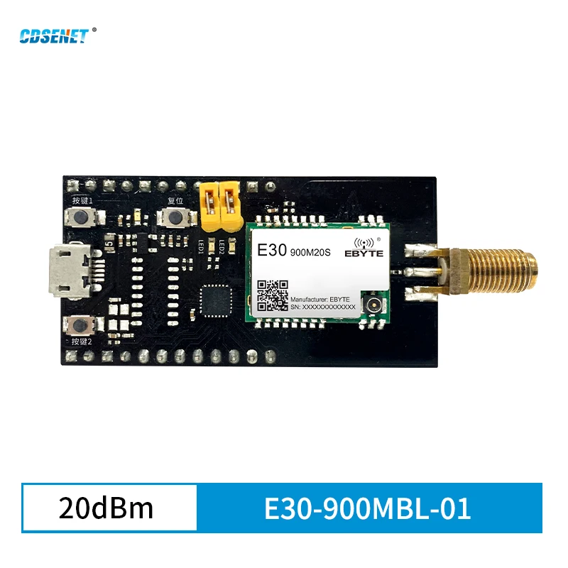 

868MHz 915MHz Test Board Development Evaluation Kit for E30-900M20S USB Interface CDSENET E30-900MBL-01