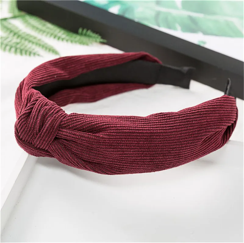 Повязка на голову Вельветовая осенне зимняя для девочек|Аксессуары волос