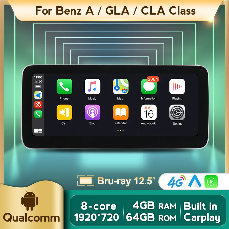 Android Qualcomm 8 ядерный Автомобильный мультимедийный автомобильный радиоприемник