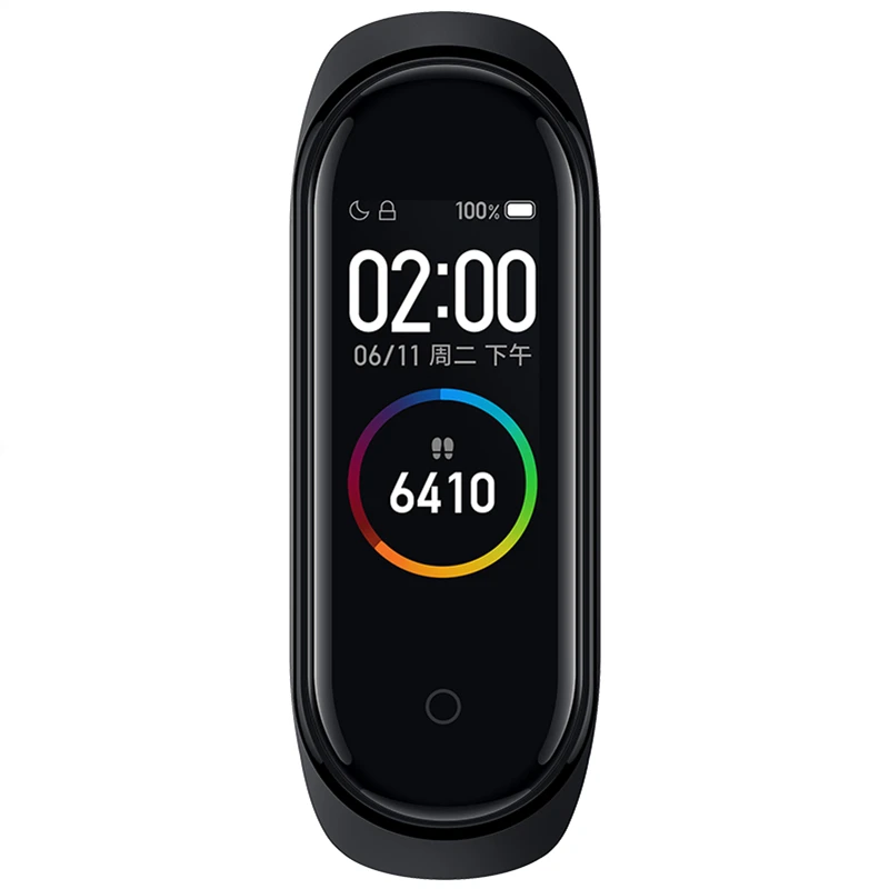 Смарт браслет Xiaomi Mi Band 4 Bluetooth 5 0 датчик сердечного ритма AMOLED 2.5D цветной экран 95