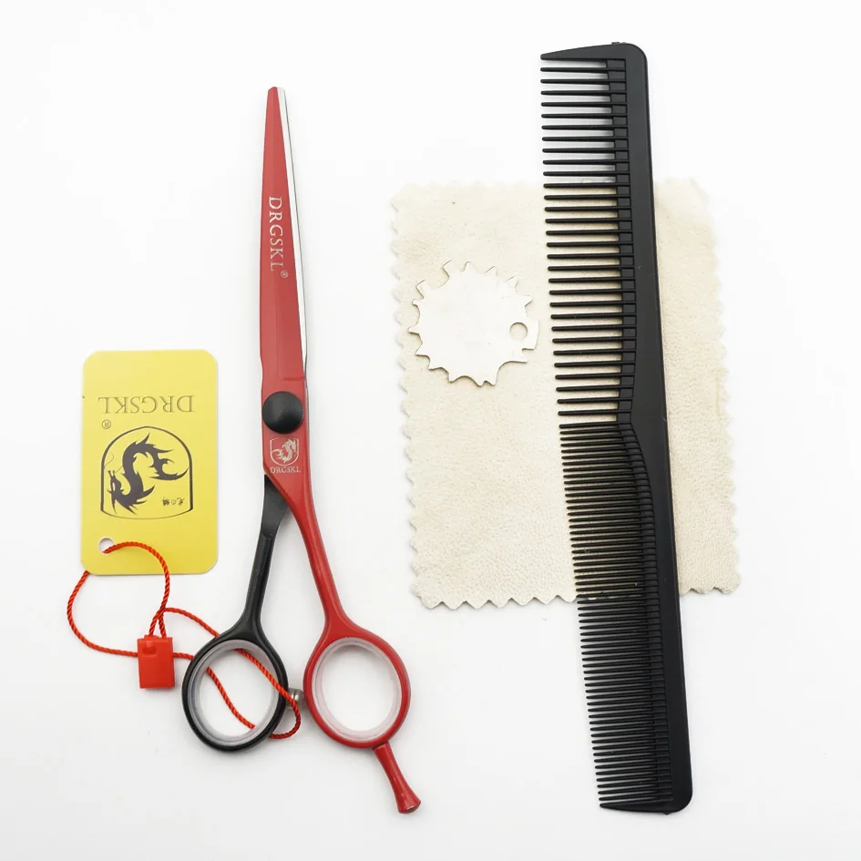 75 RB CUT DRGSKL Новые горячие ножницы для стрижки волос высокое качество 5,5 дюймов Профессиональные парикмахерские портативные Парикмахерские ножницы филировочные ножницы - Цвет: 75 RB CUT