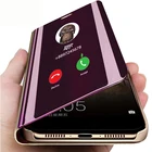 Умный зеркальный флип-чехол для Samsung Galaxy A52 A72 A02 A12 A22 A32 A42 A51 A71 A31 A01 A50 A70 A10S A20S A21S M31 M51 M32
