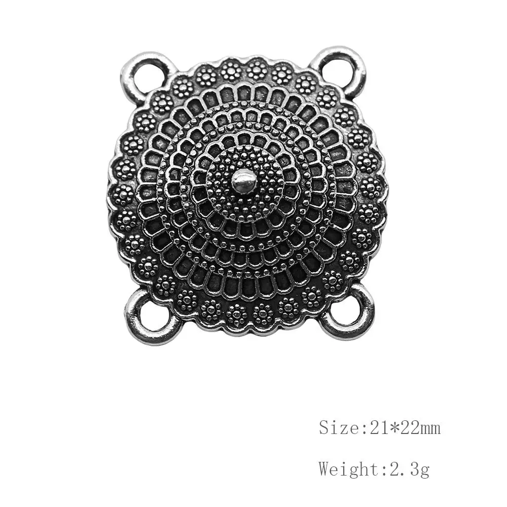 

Malzahar 15 Pieces 4-hole Body Chain Connector Jewelry Findings Components Diy Craft Supplies