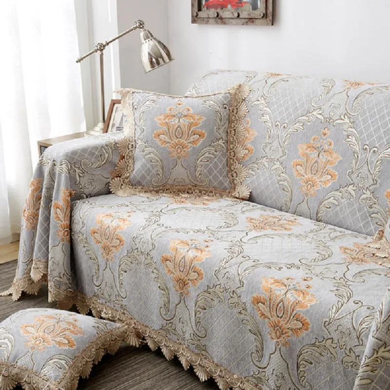 Синельная ткань 1/2/3/4 местный Европейский диван полотенце современный чехол для