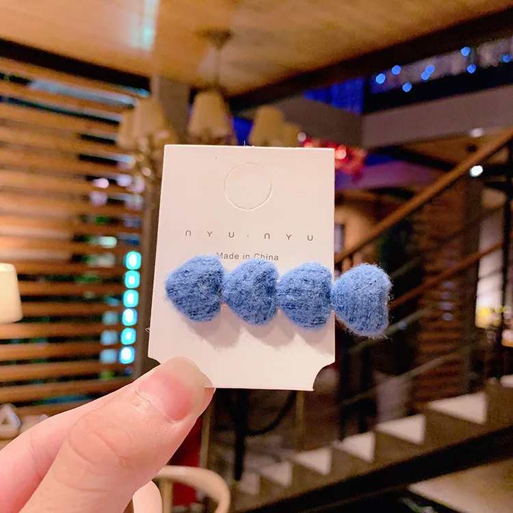 

Baby Clips Candy Color Plush Hair Pin For Girls Hair Accessories Kids Hair Wear Hair Trim Tools Barrettes Headdress Hair Clip