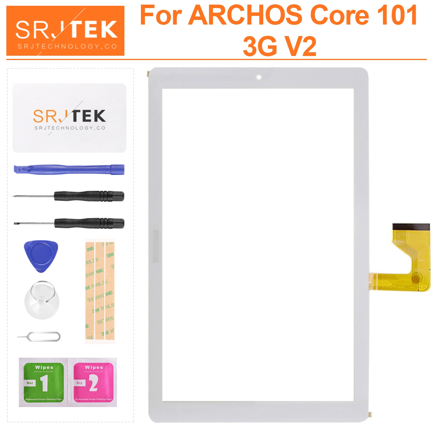 Для ARCHOS Core 101 3G V2 планшетный ПК Внешний емкостный экран кодирующий