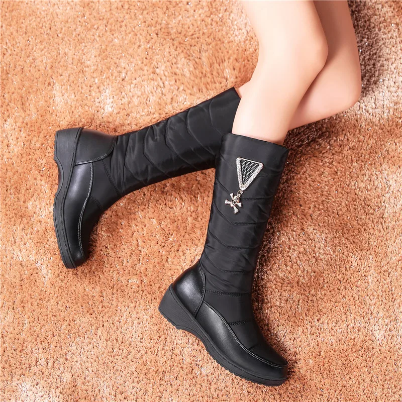 Женские зимние ботинки на платформе с принтом черепа Размеры 35 44|Зимние сапоги| |