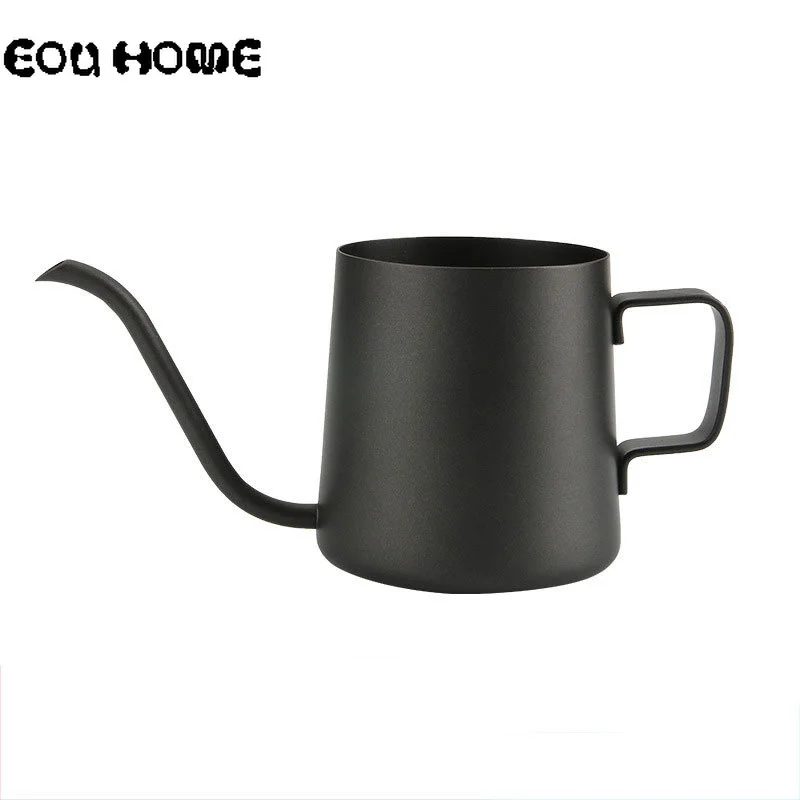 250ml Stainless Steel Mounting Bracket Hand Punch Coffee Pots Drip Gooseneck Spout Long Mouth Teapot Kettle | Дом и сад