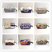 Super Mario Bros Pencilcase Double-layer Large-capacity Zipper Stationery Student Penbag Zip Bags Multifunction Stationery Toys