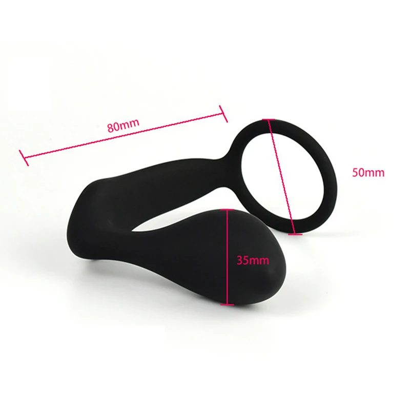 Анальная пробка для взрослых с задержкой эякуляции кольца на пенис без вибратора