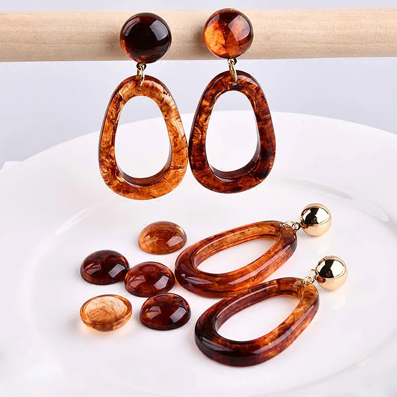 Японские и корейские антикварные ювелирные изделия имитация янтарного акрила