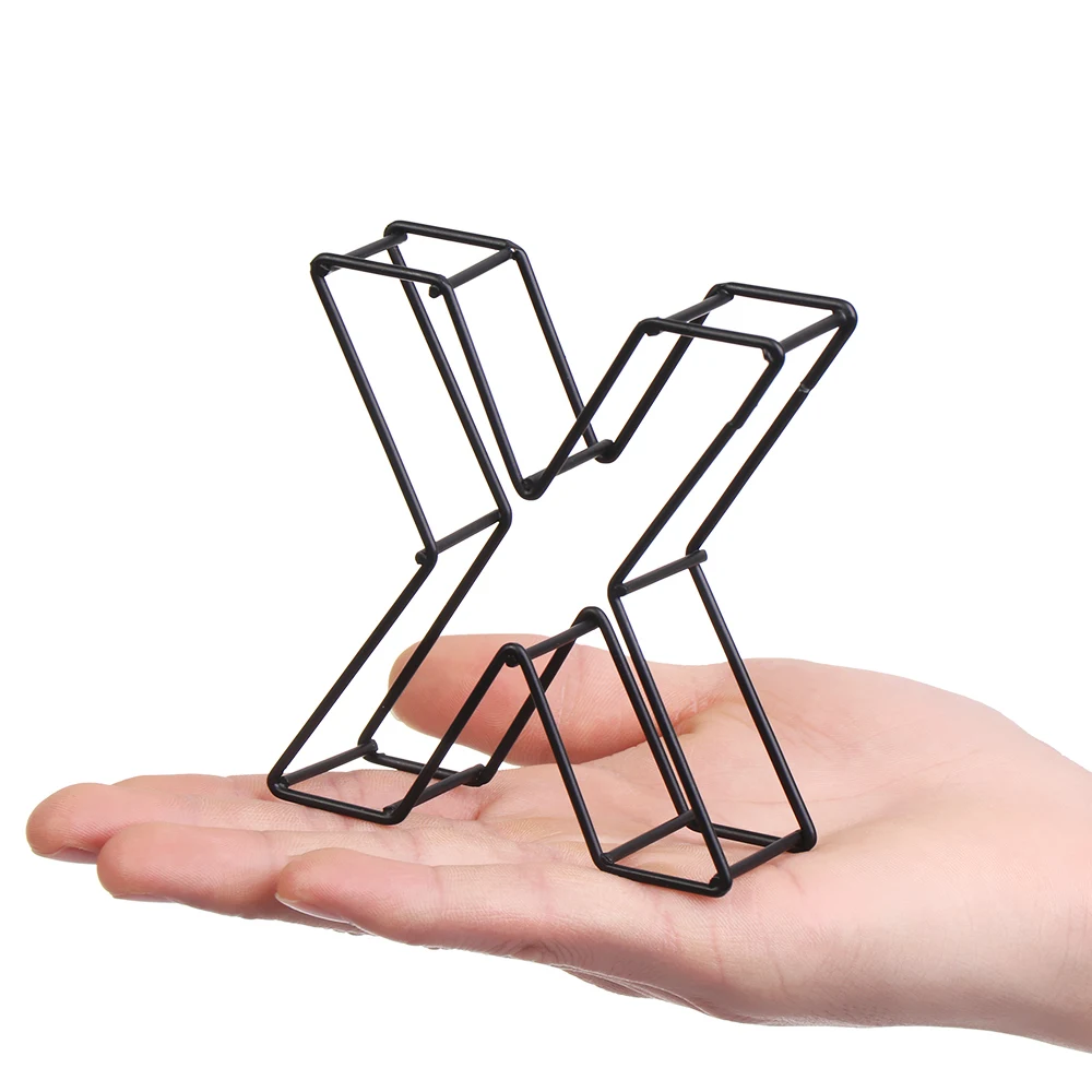 1 шт. современный промышленный кованый железный алфавит металлическая ажурная