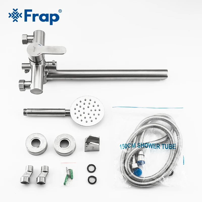 FRAP stainless bathroom faucet with shower f22801 | Bathtub Faucets