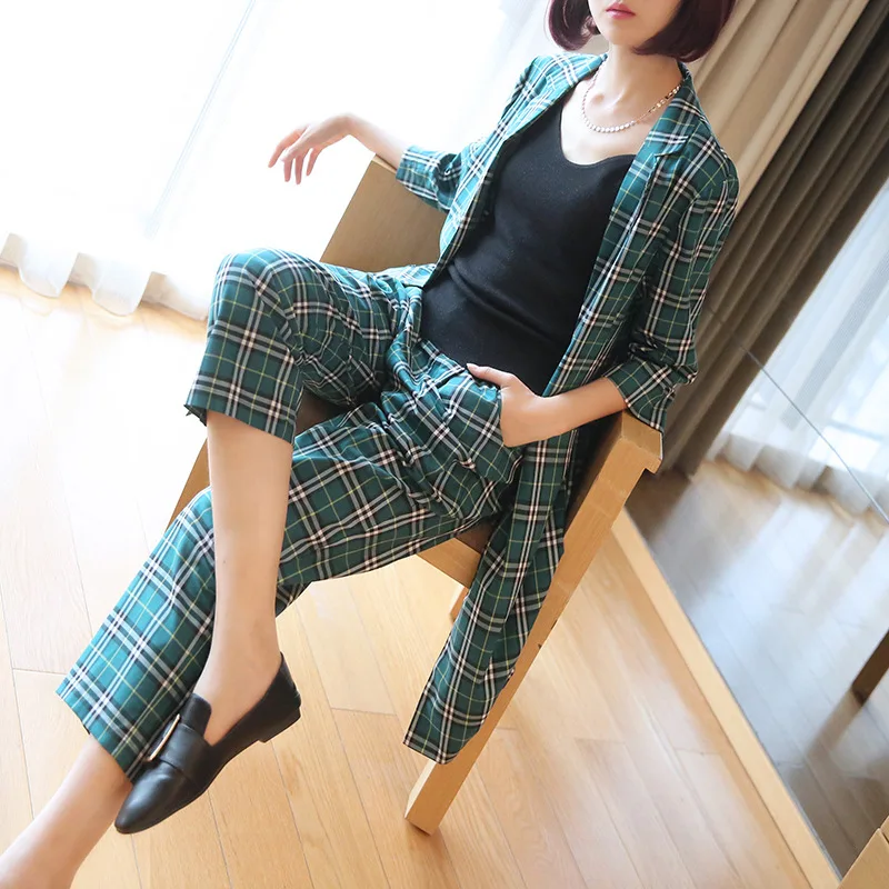 Официальный комплект из двух предметов с рукавом до локтя длинное пальто принтом