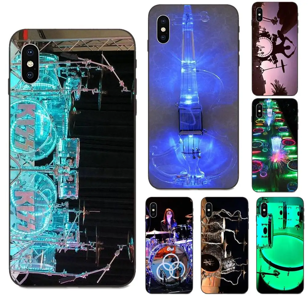 Новые модные неоновые барабаны из ТПУ для huawei nova 2 2S 3i 4 4e 5i Y3 Y5 II Y6 Y7 Y9 Lite Plus Prime Pro 2017
