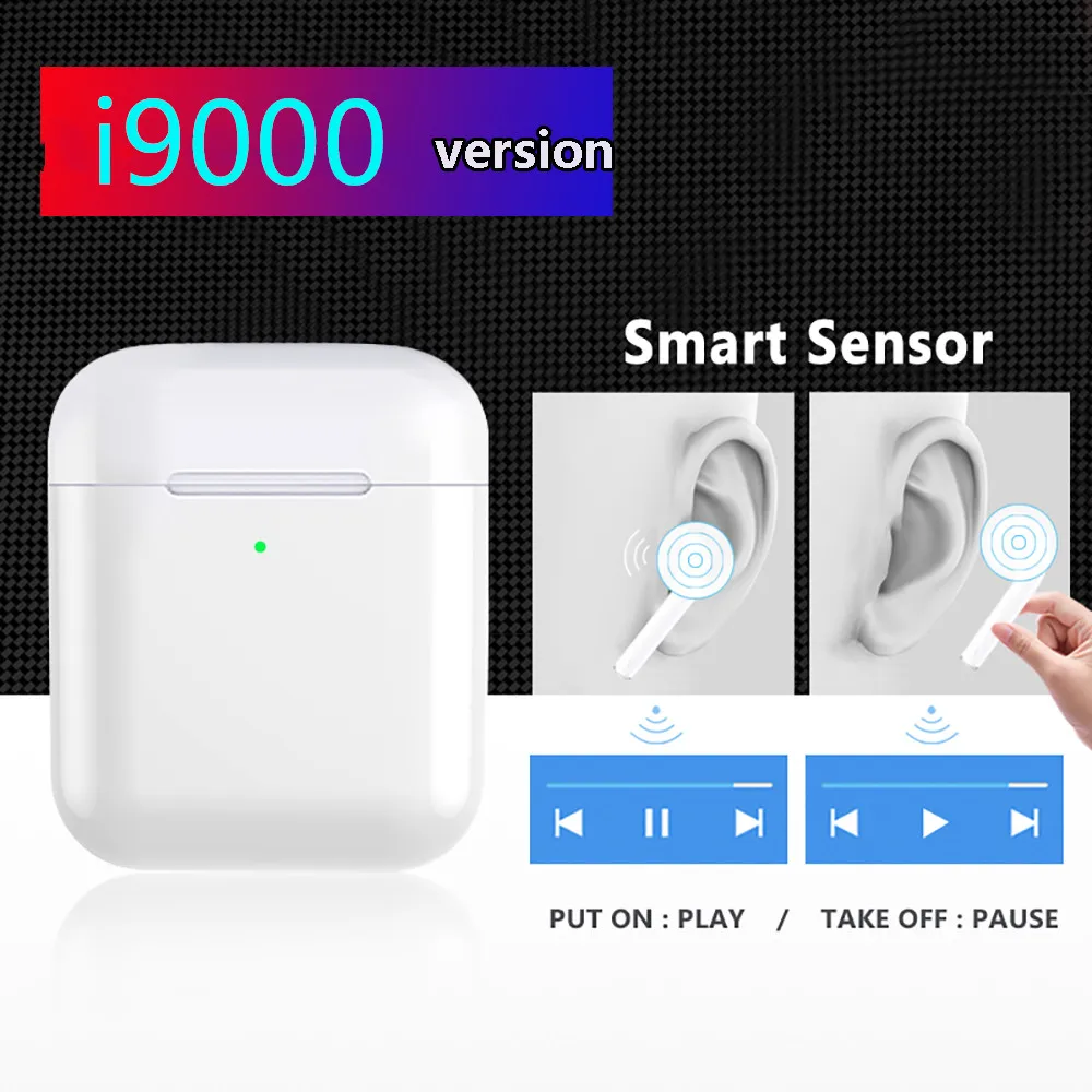 I9000 TWS копия 1: 1air Bluetooth беспроводная гарнитура спортивная Гарнитура, наушники PK i60 i80 I200 i500 i800 i1000