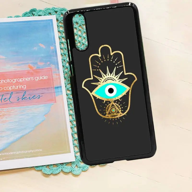 

Evil Eye Illustrations aesthetics Phone Case PC for iPhone 11 12 pro XS MAX 8 7 6 6S Plus X 5S SE 2020 XR