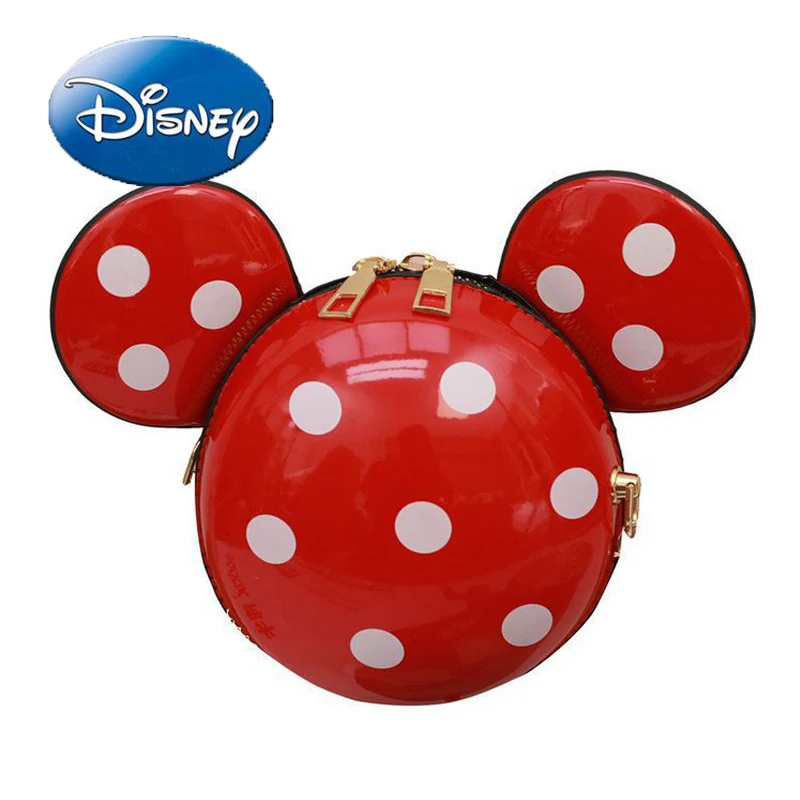 

Disney Mickey Mouse Woman Bag Shoulder Handbag Cartoon Girl Cute Messenger Bags Storage Hobos Lady Totes