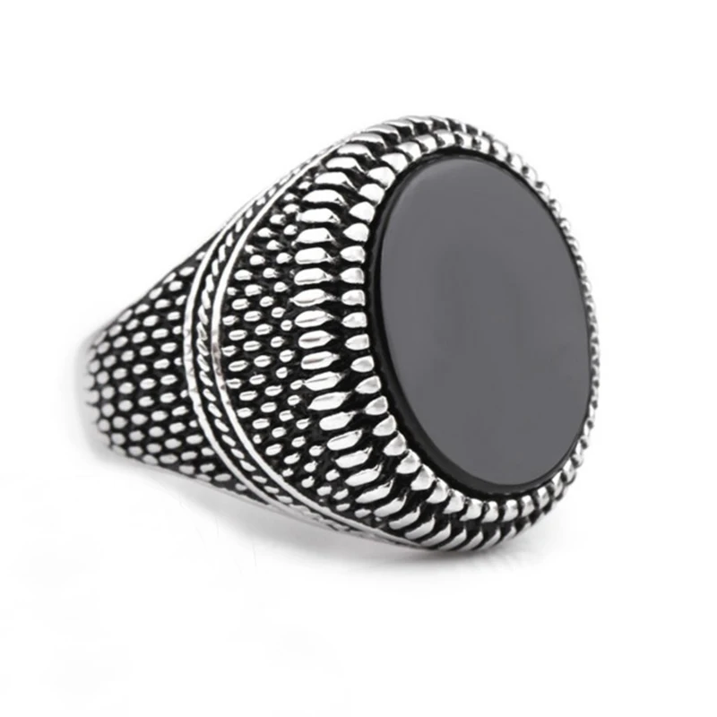 Модное кольцо из нержавеющей стали Винтажное для мужчин ювелирные изделия