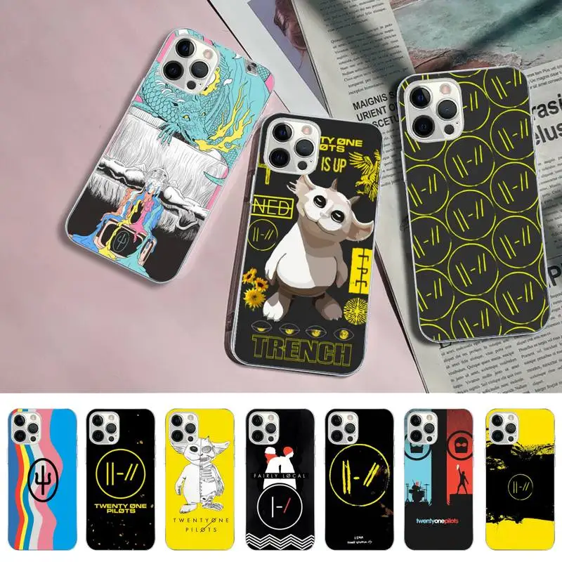 

Twenty one pilots Phone Case for iPhone 11 12 13 mini pro XS MAX 8 7 6 6S Plus X 5S SE 2020 XR case