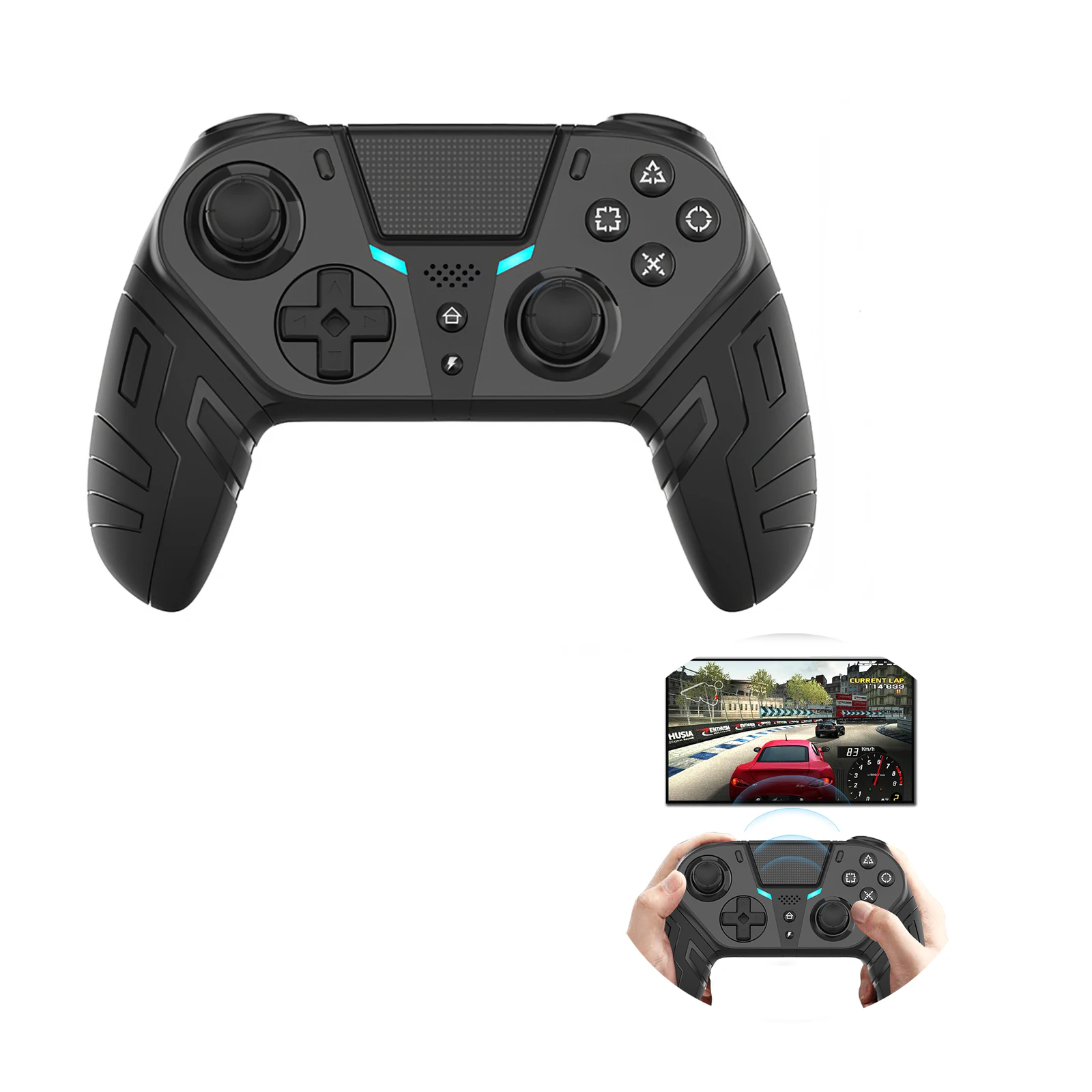 

2021 Wireless Bluetooth Gamepad Game joystick Controller with 6-Axis Handle for PS4 Game Controller Sensitive Rechargeable