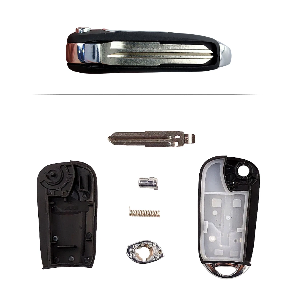 OkeyTech 2 кнопки флип дистанционного ключа автомобиля в виде ракушки чехол для Chevrolet