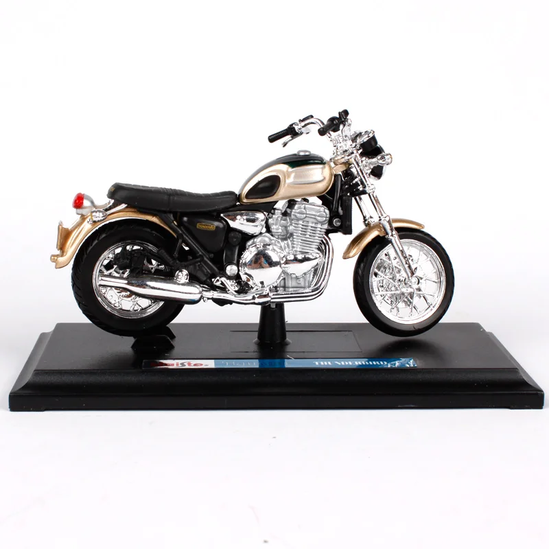 Марка TRIUMPH Thunderbird Motorcycle модель с дисплеем подарок на день рождения игрушка для
