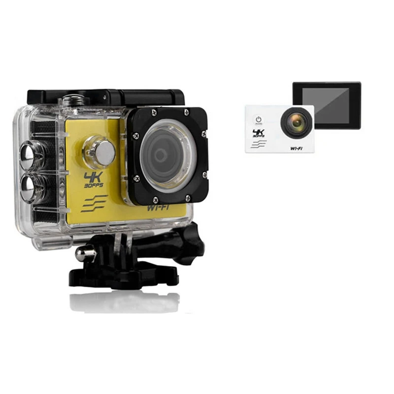 Открытый Спорт экшн Камера WI-FI 4K 30Fps 2.0LCD 1080P 60Fps подводный Водонепроницаемый для