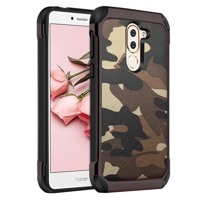 Армейский Ретро Камуфляжный противоударный армированный чехол для Huawei P30