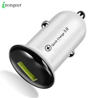 mini 18w fast charger usb car charger adapter quick charge 3 0 car charger auto charging for iphone 11 pro xr mobile phone cable