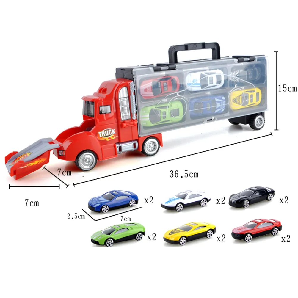 12 шт. игрушечный автомобиль для руля детские мини грузовики портативная модель