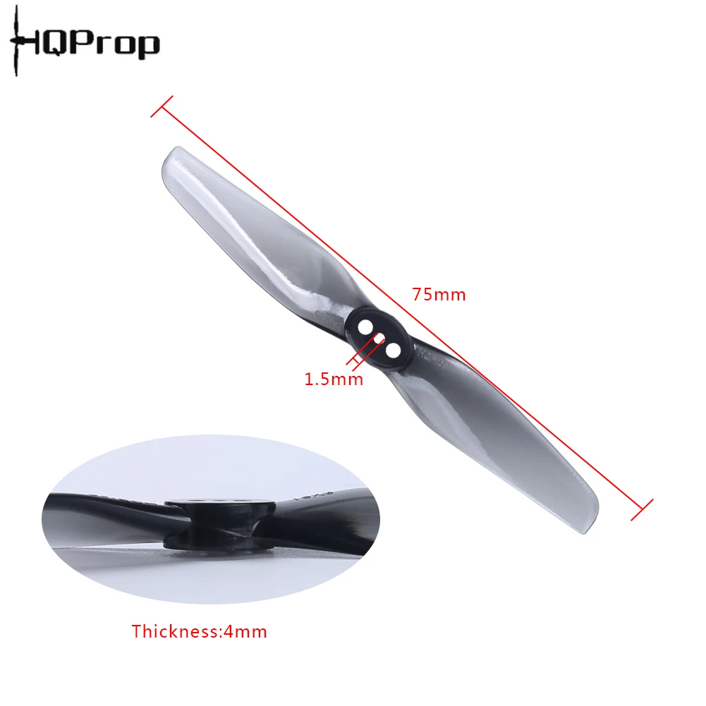 HQPROP T3X1.5 серый 3015 2 Лопасти PC Пропеллер для радиоуправляемых FPV гоночных Фристайл 3