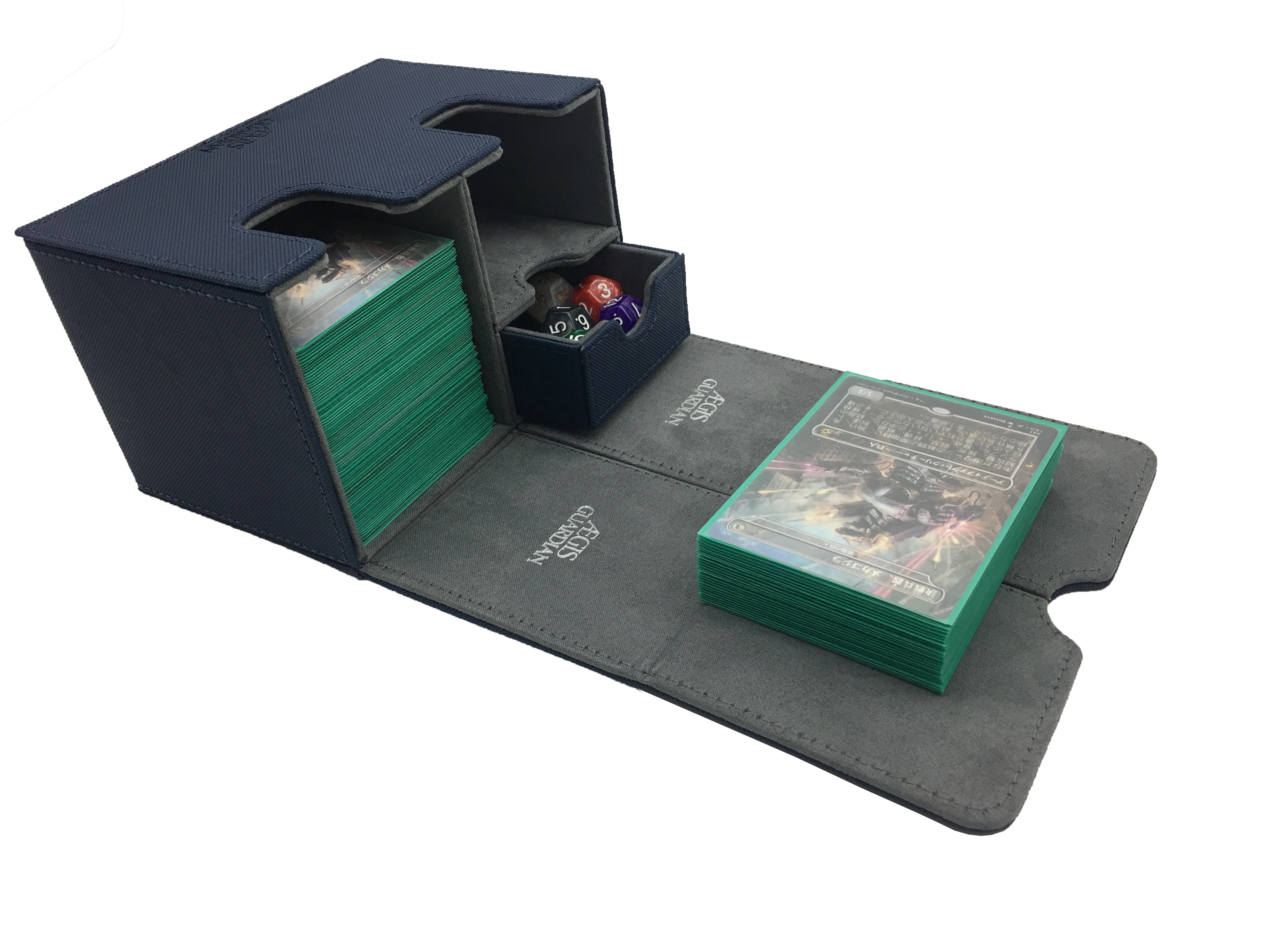Студия AEGIS GUARDIAN TCG чехол для Magic/YuGiOh Deck Box держатель карт: 160 + Blue