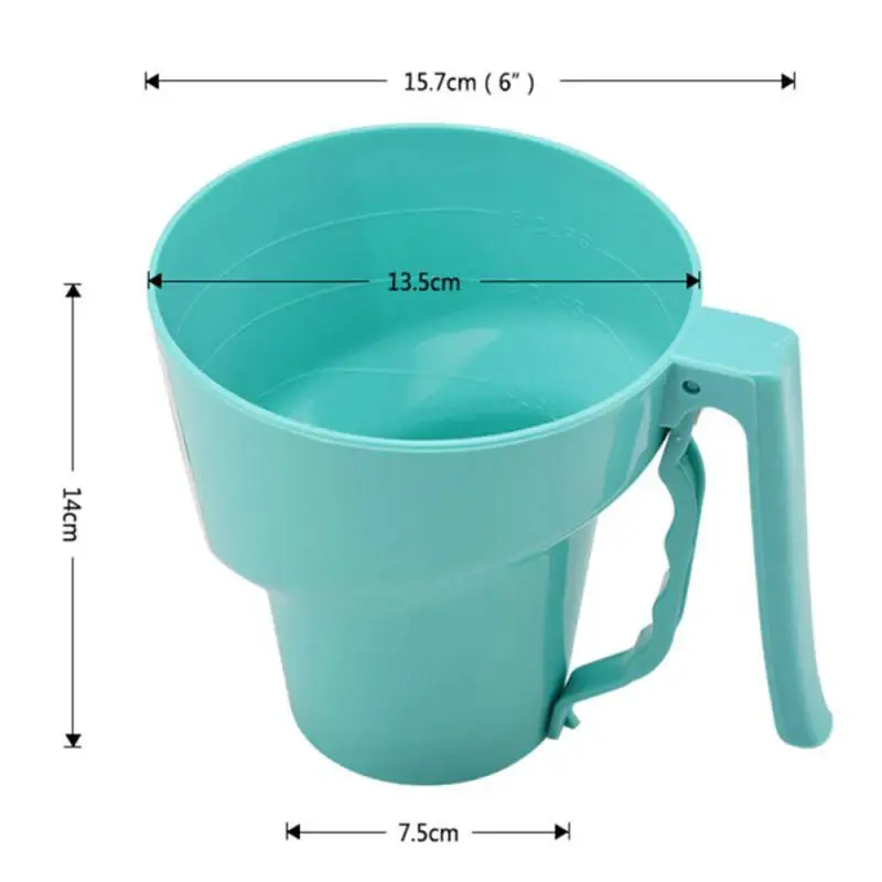 

Funnel Shaped Flour Sifter Stainless Steel Mesh Icing Sugar Manual Sieve Cup Fine Mesh Powder Flour Sieve Kitchen Baking Tools