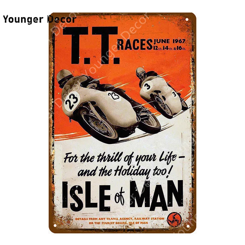 Постер классический Route 66 Motorcylces украшение для паба бара гаража скутера оловянные