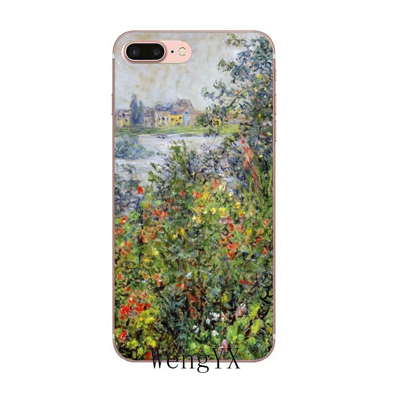 Новинка чехол Monet в виде садового лотоса для iPhone 11 Pro XS Max XR X 8 7 6 6S Plus 5 фотоблесток