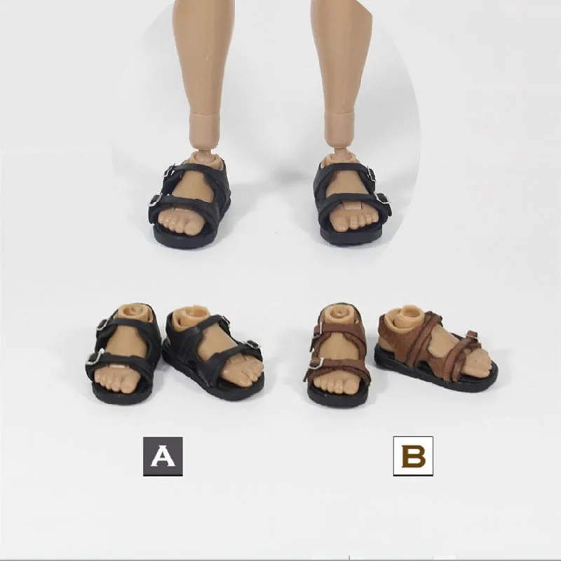 

Мужские кожаные босоножки ZY1015 в масштабе 1/6, 2 цвета, модель для 12-дюймовых мужских экшн-фигурок, аксессуары